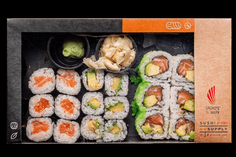 Frische Sushi-Boxen — ab 21 Uhr 50% Rabatt