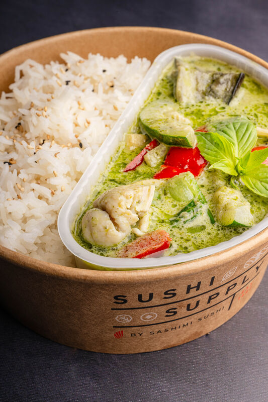 Sushi Supply Vitrine — frisches Sushi-Angebot Hamburg Innenstadt